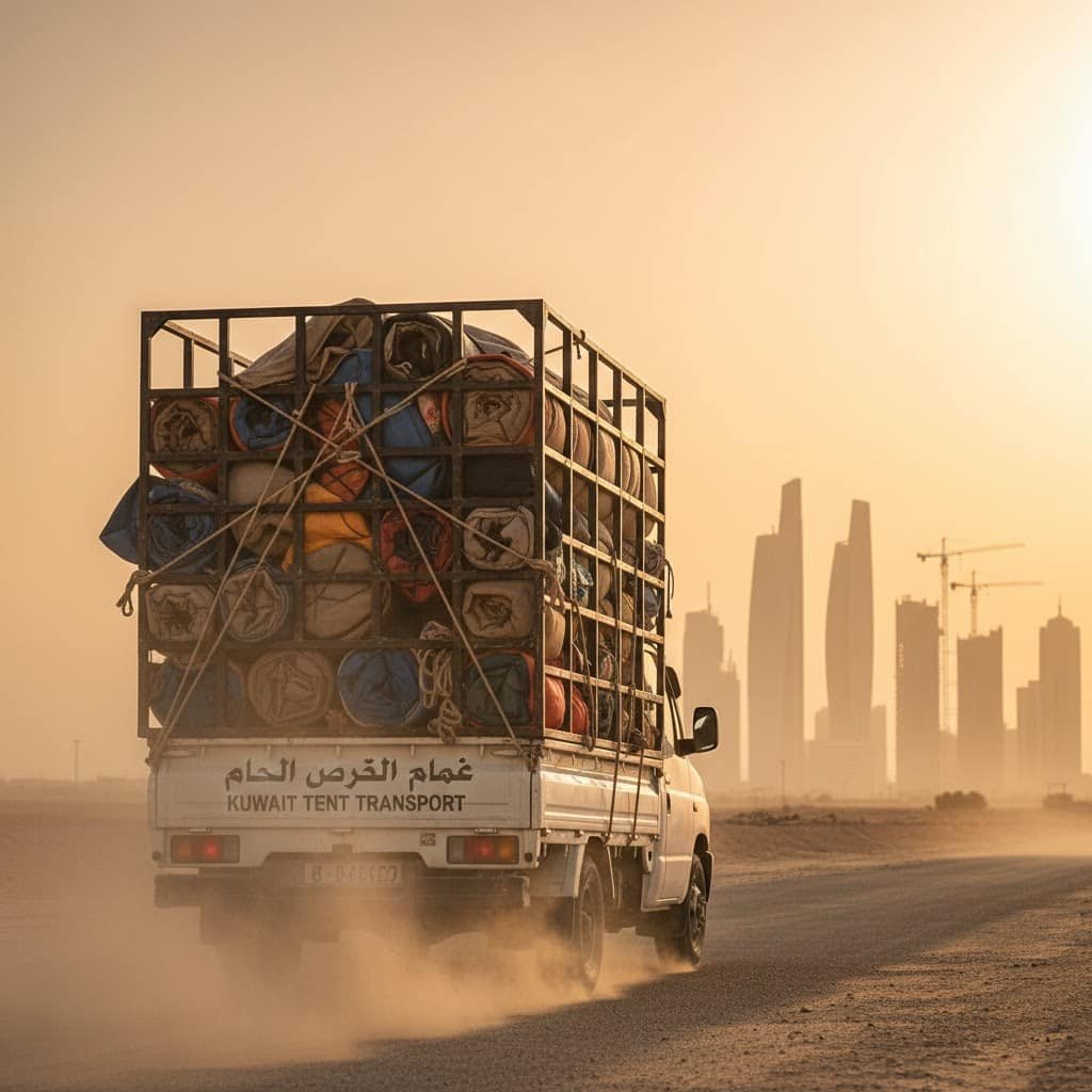 كروة هاف لوري مشوار أو عقد شهري للشركات | خدمات نقل وتوزيع بضائع محترفة